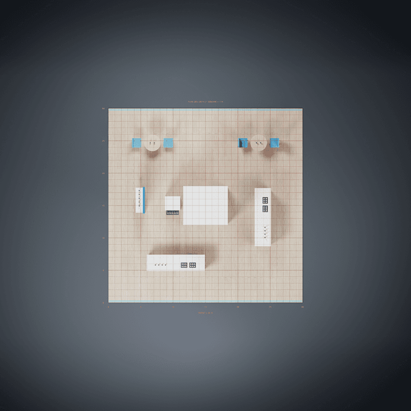 30x30 beverage booth rental design for product sampling, distributor meetings, and customer engagement