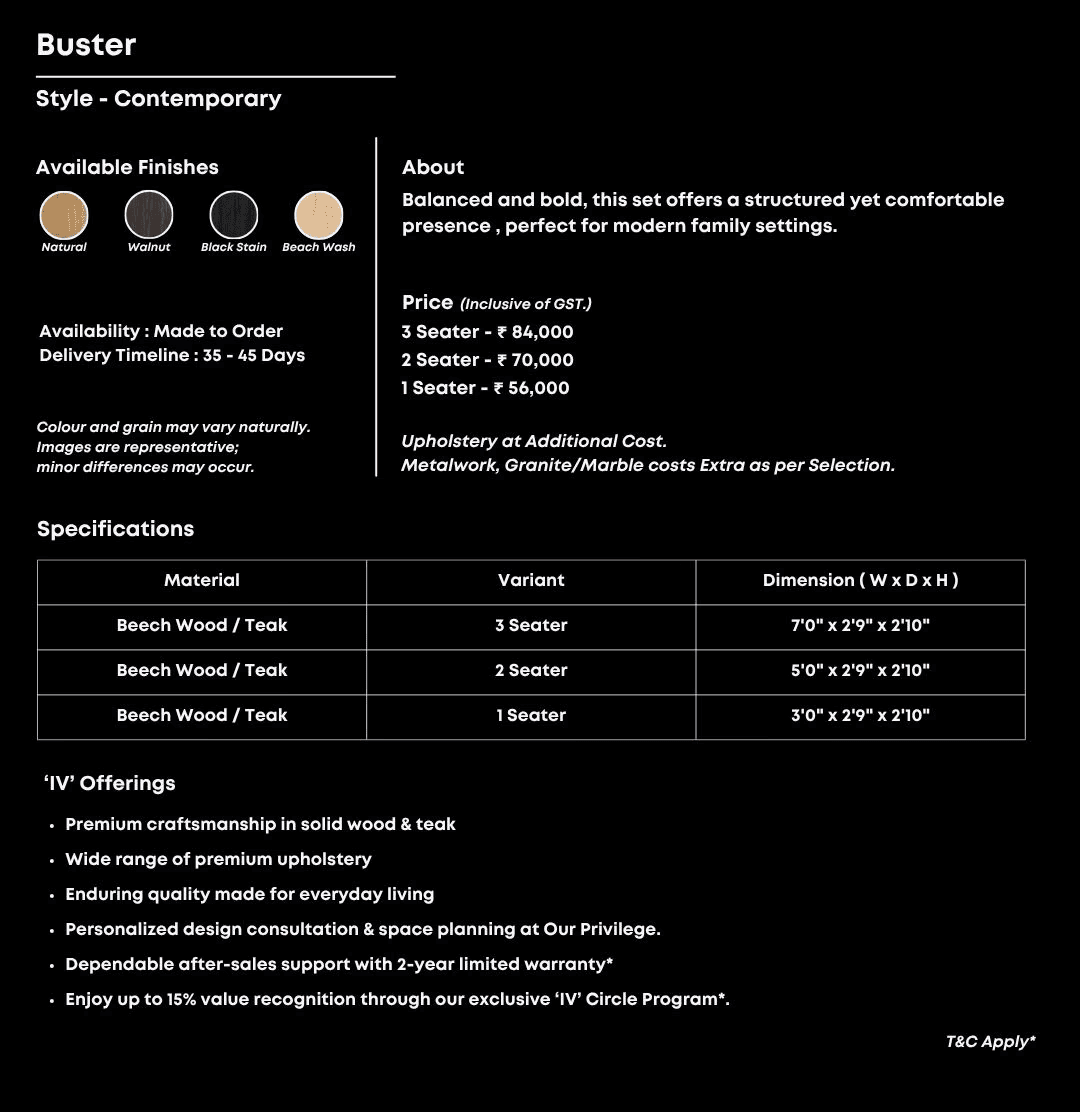 Structured grey sofa with a clean, modern profile.