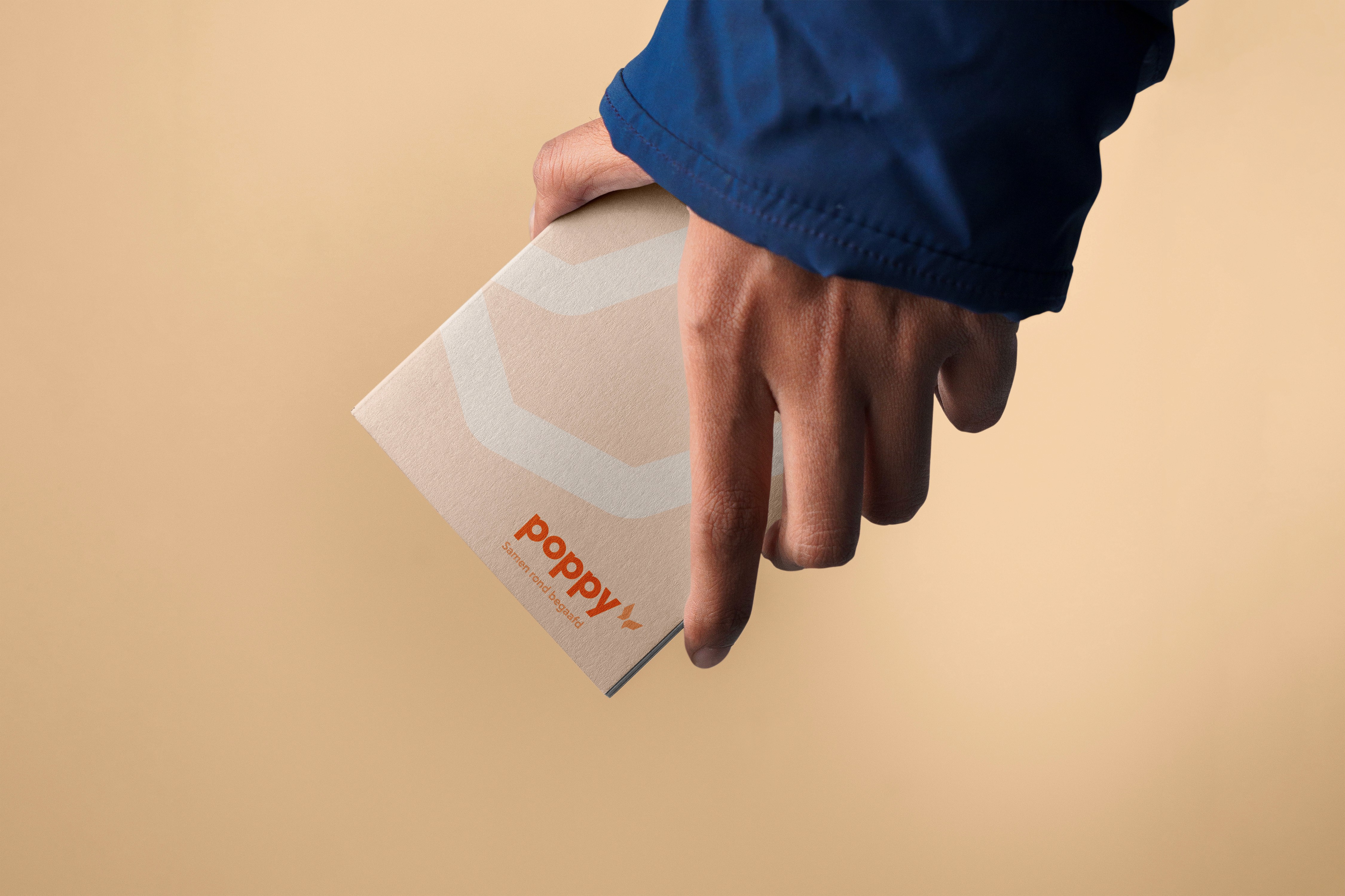 Poppy coaching flyer ontwerp severine poppe