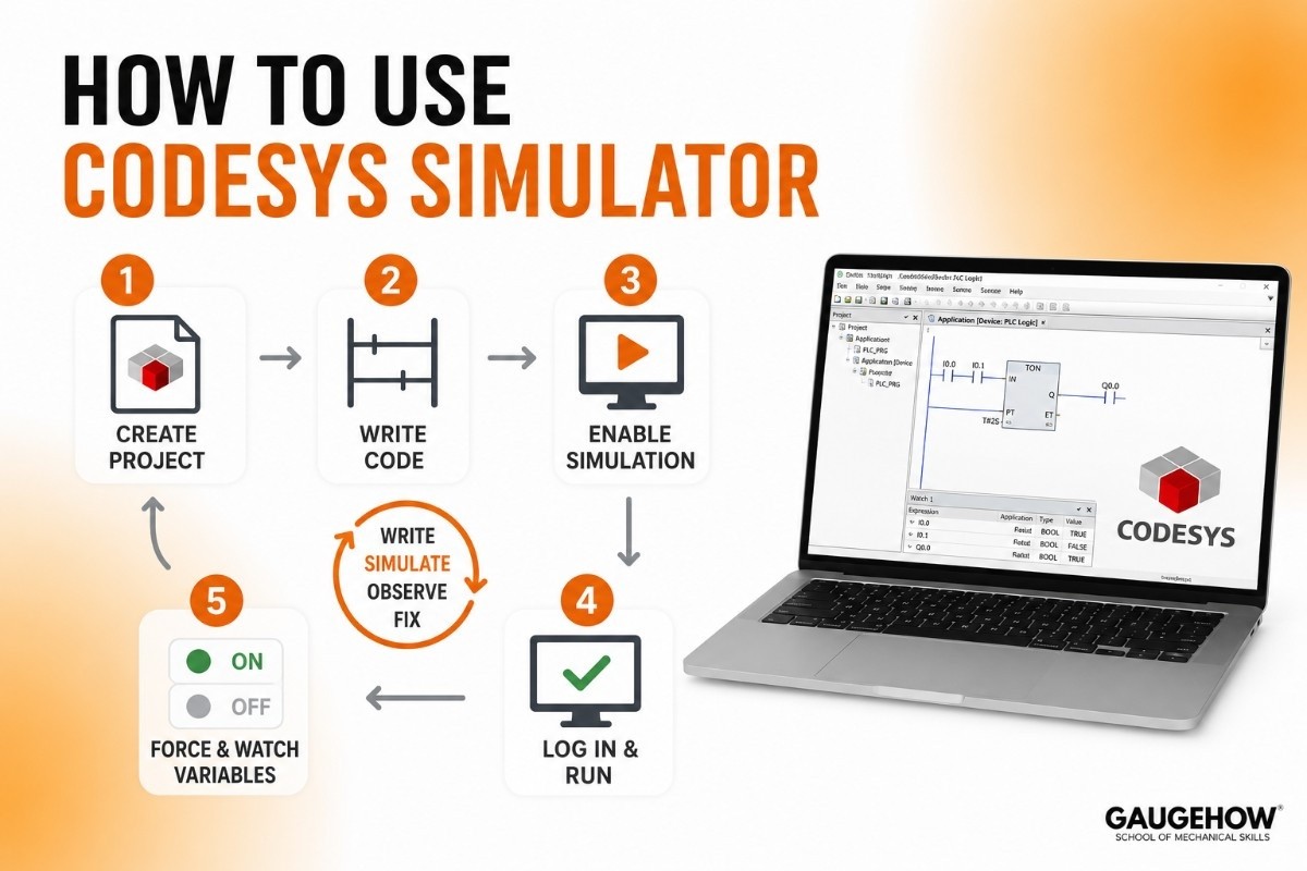 use the CODESYS simulator