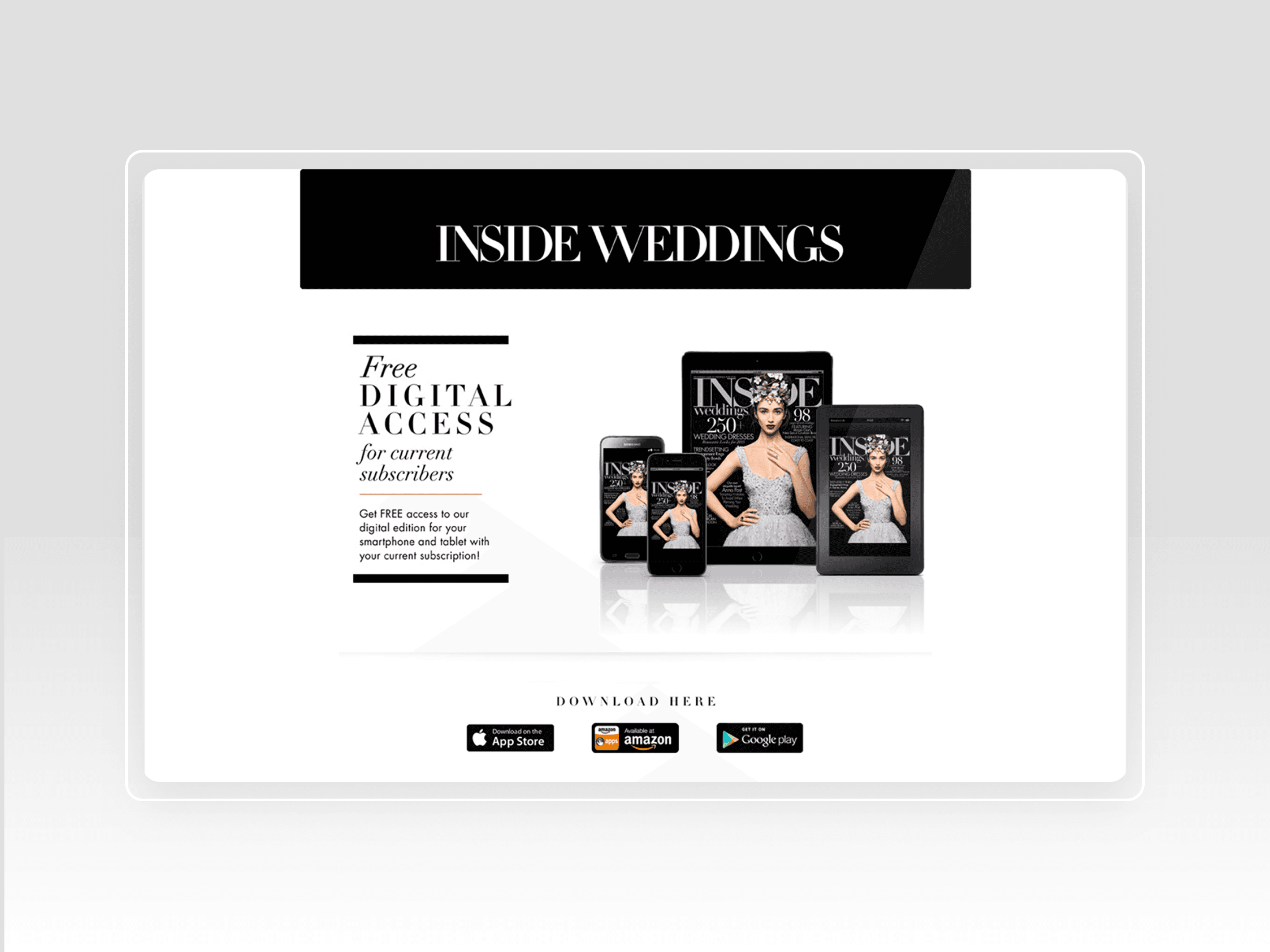 Inside Weddings Digital Access