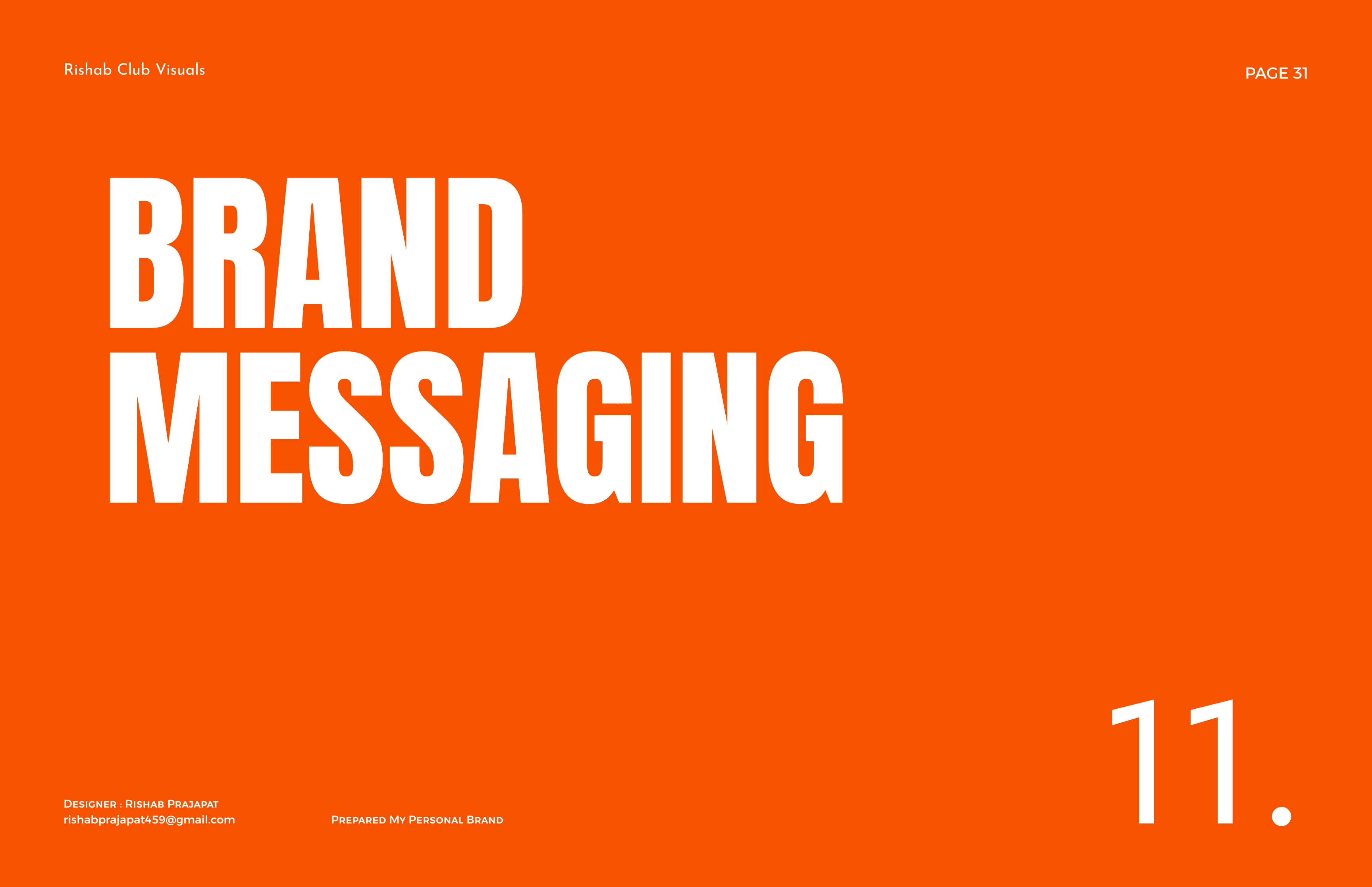 Brand Message