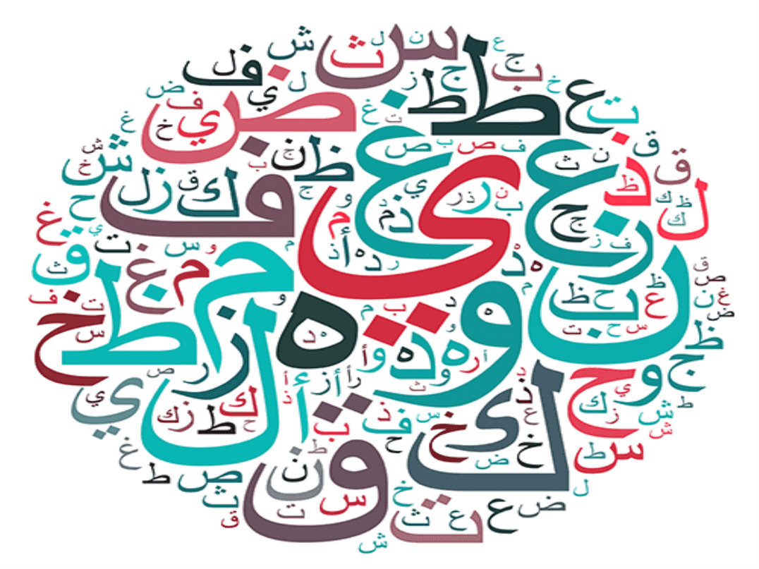 Arabic Letters in a Bubble - Arabic Letters