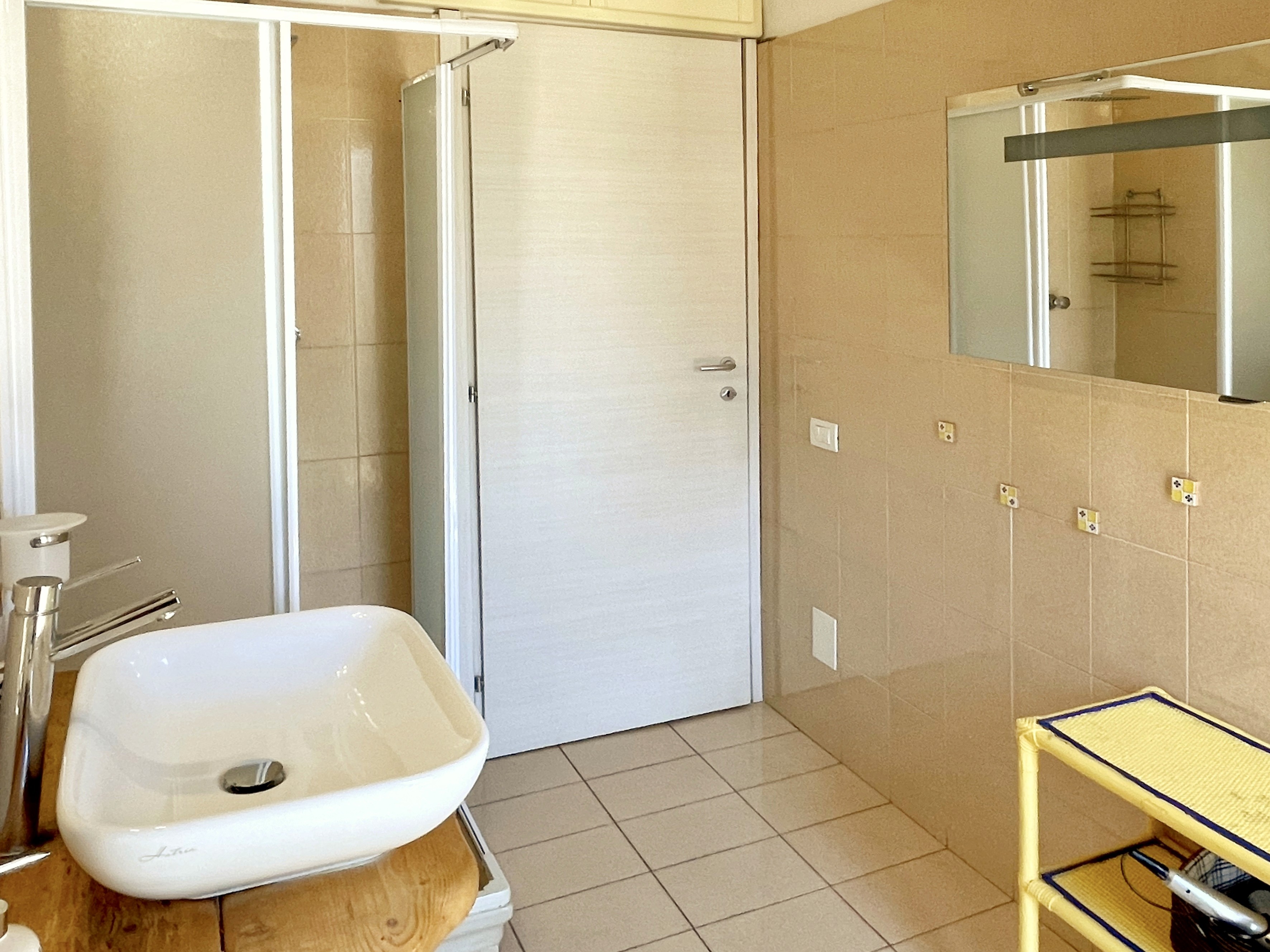 Dettaglio del bagno del Bilocale Casa Lia