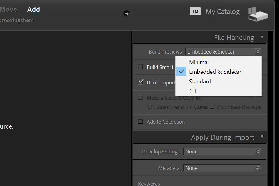 Lightroom Classic compare view displaying two selected images side by side for detailed comparison.