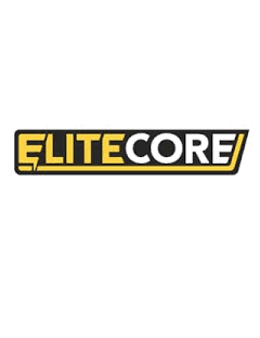 Elitecore Logo - Yellow, Black and White