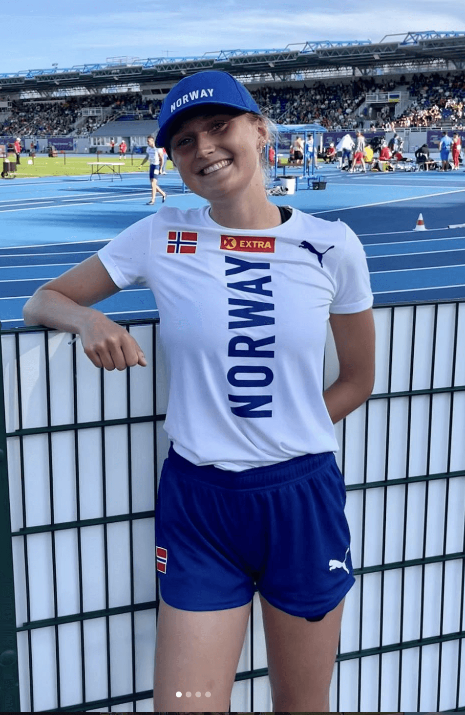 Coach explaining something to an athlete