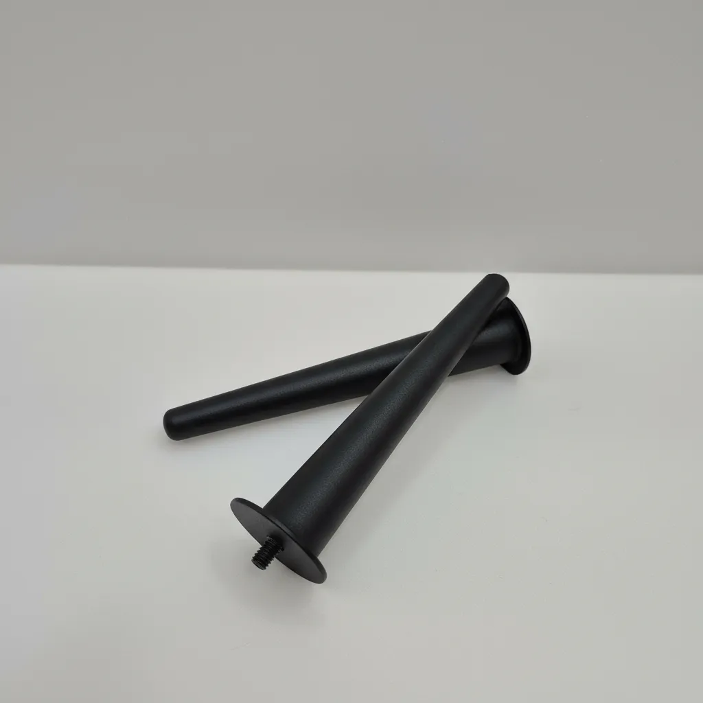 pé cônico metal 20cm