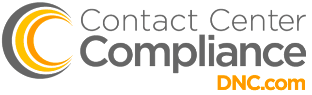 Logo for DNC.com platform, logo is three concentric Cs in a gradient of grey, yellow and orange