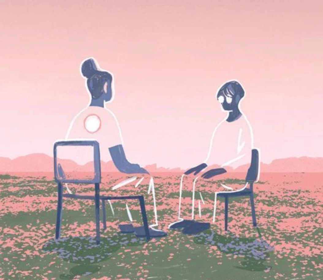 Dwoje ludzi kobieta i meżczyzna nie mogą się porozumieć