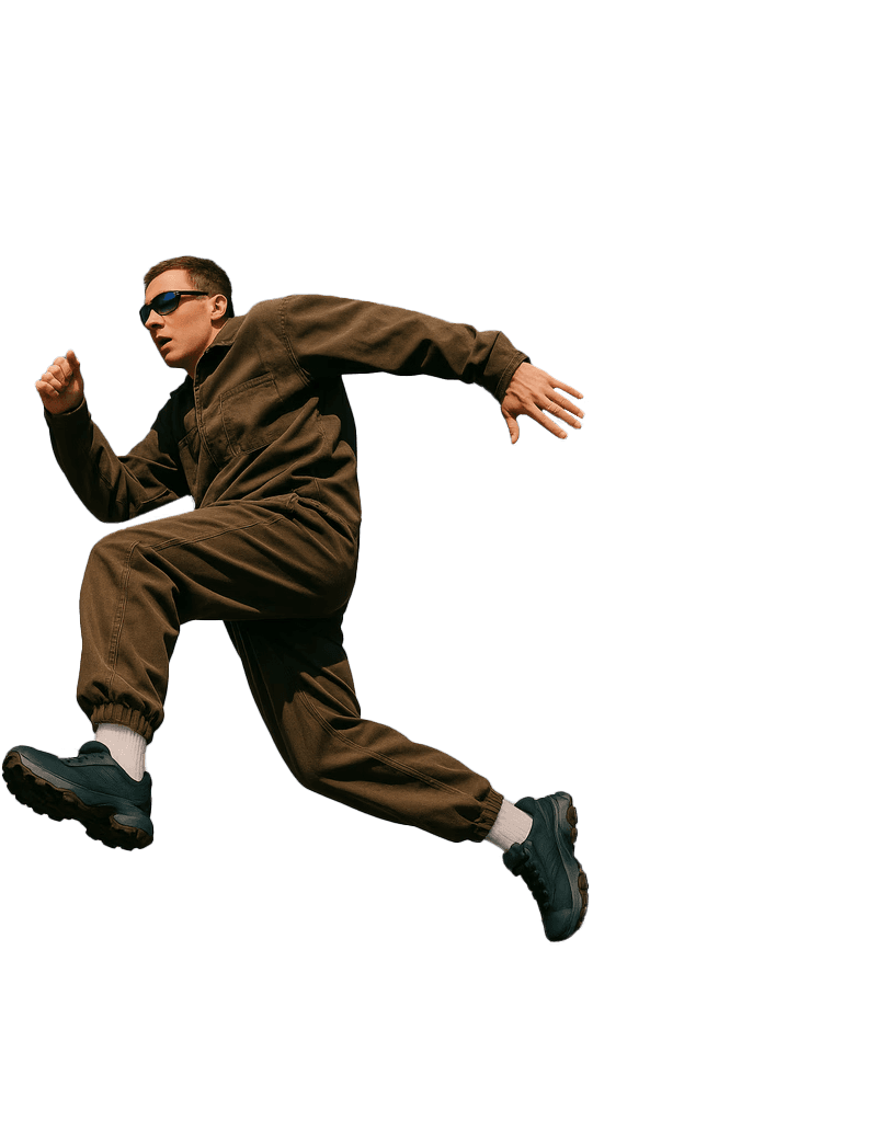 Female posing in outside desert