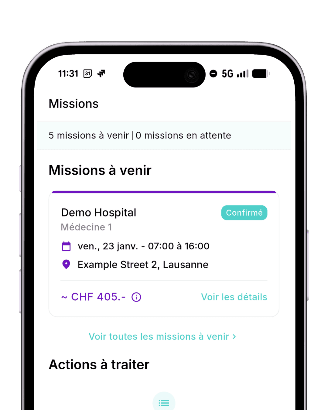 Application smartphone planning