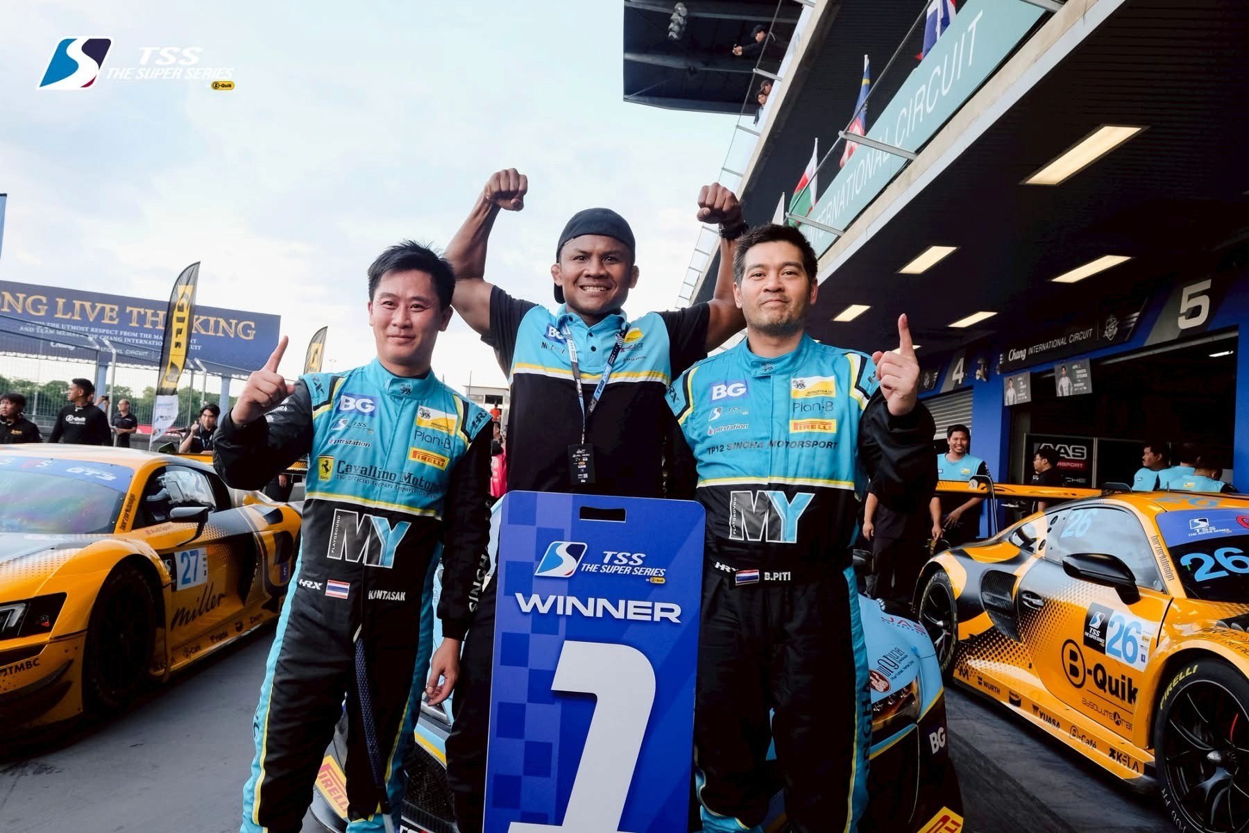 Thailand Super Series launched its 2026 season at Buriram Circuit with a packed opening round across GT, touring car, eco, and pickup categories, producing a weekend defined by class sweeps, penalty reshuffles, and multiple teams establishing early championship momentum.