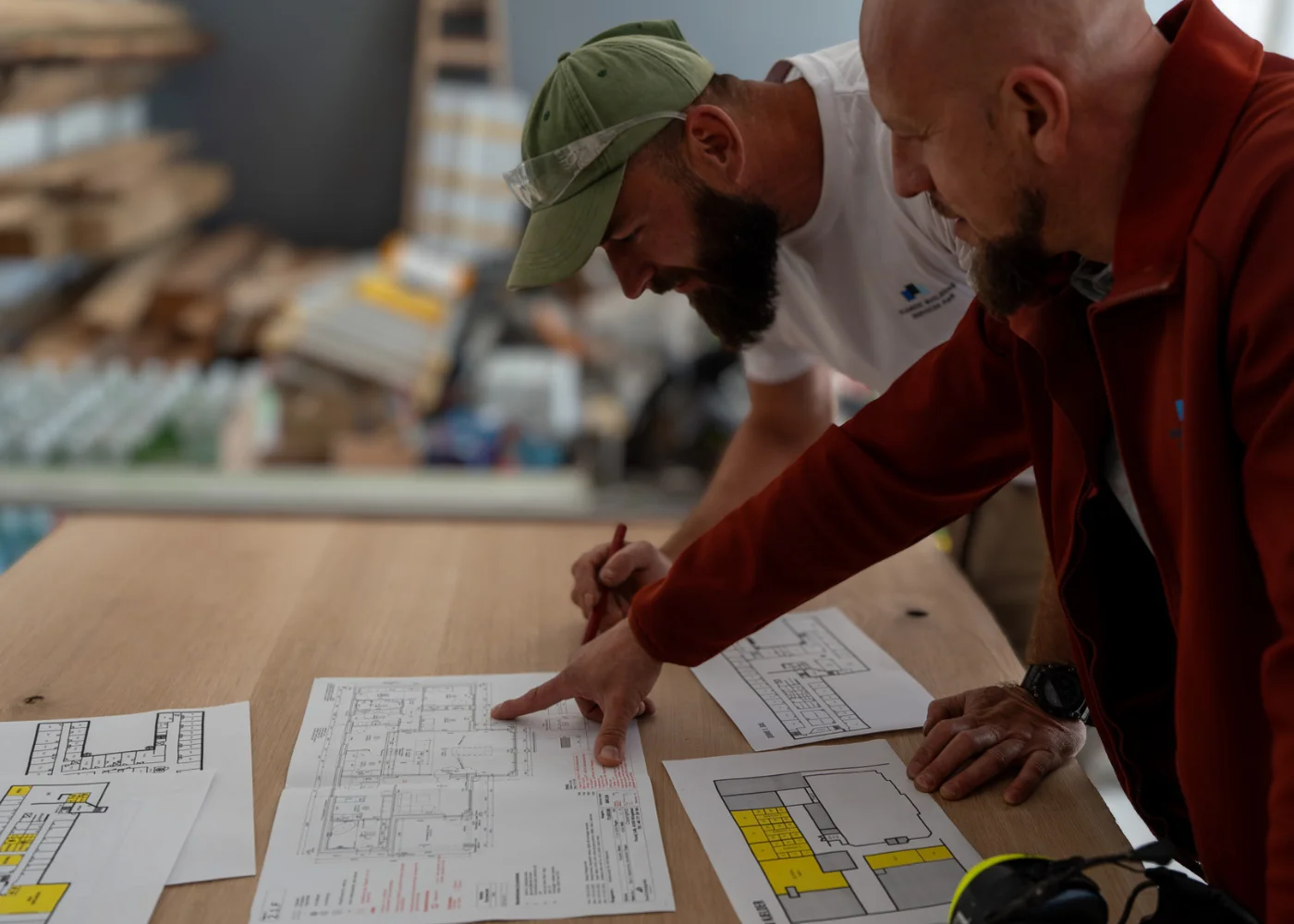 Planning the renovation of a summer house with review of drawings and materials