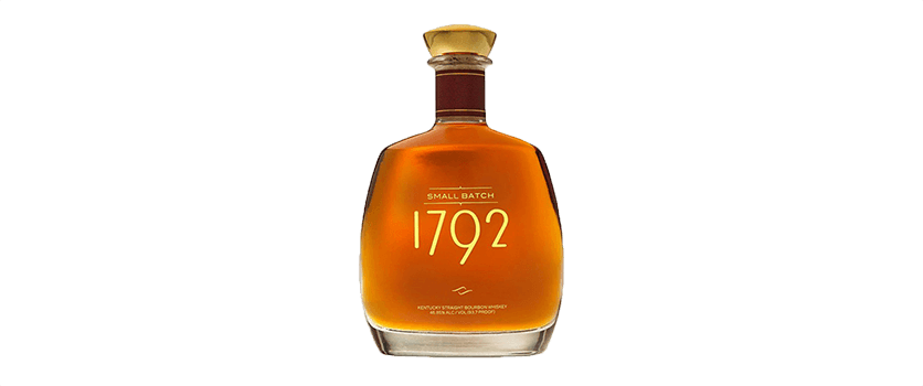 1792 small batch whiskey bottle