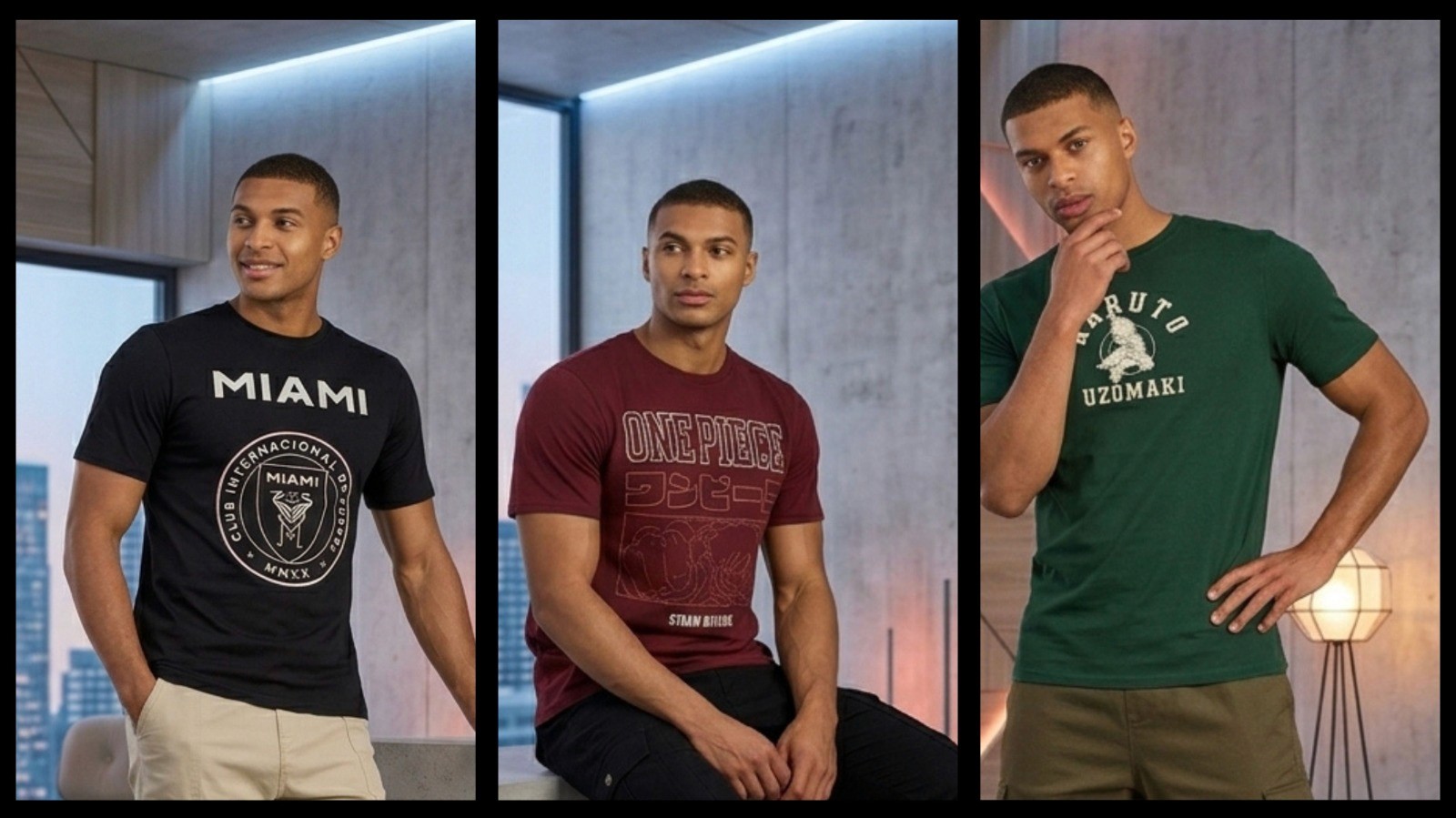 Menswear collection banner