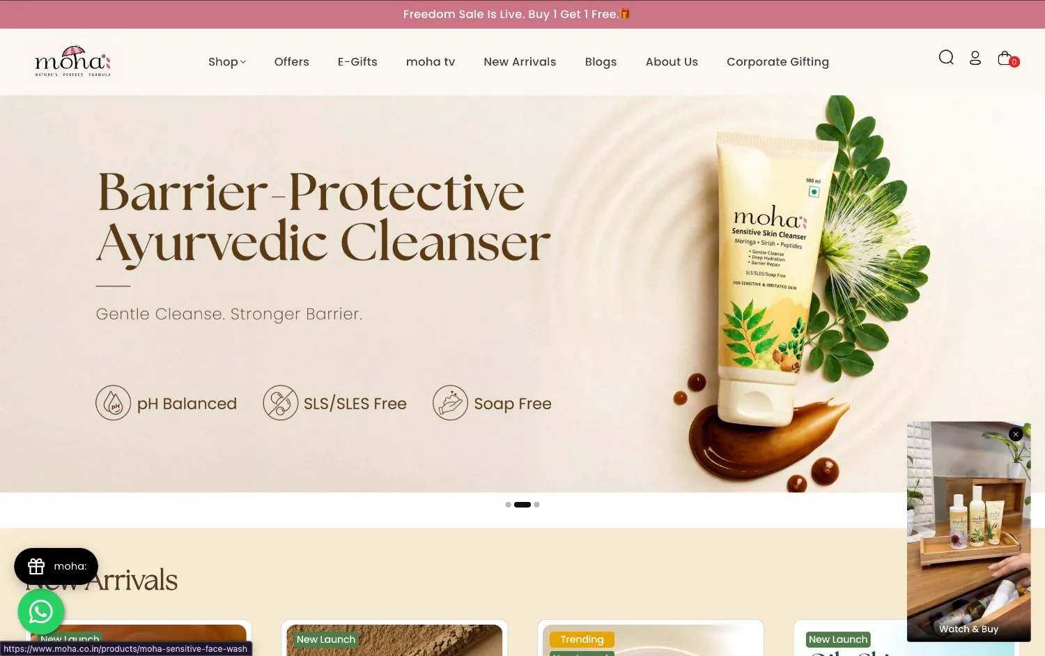 Personal care store after rebuild
