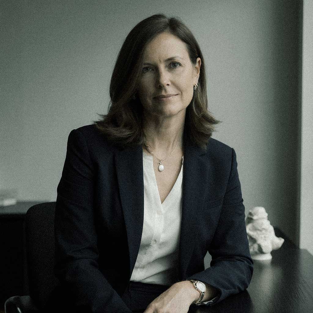 Consultant professional posing to the camera in a rpofessional but relaxed way.