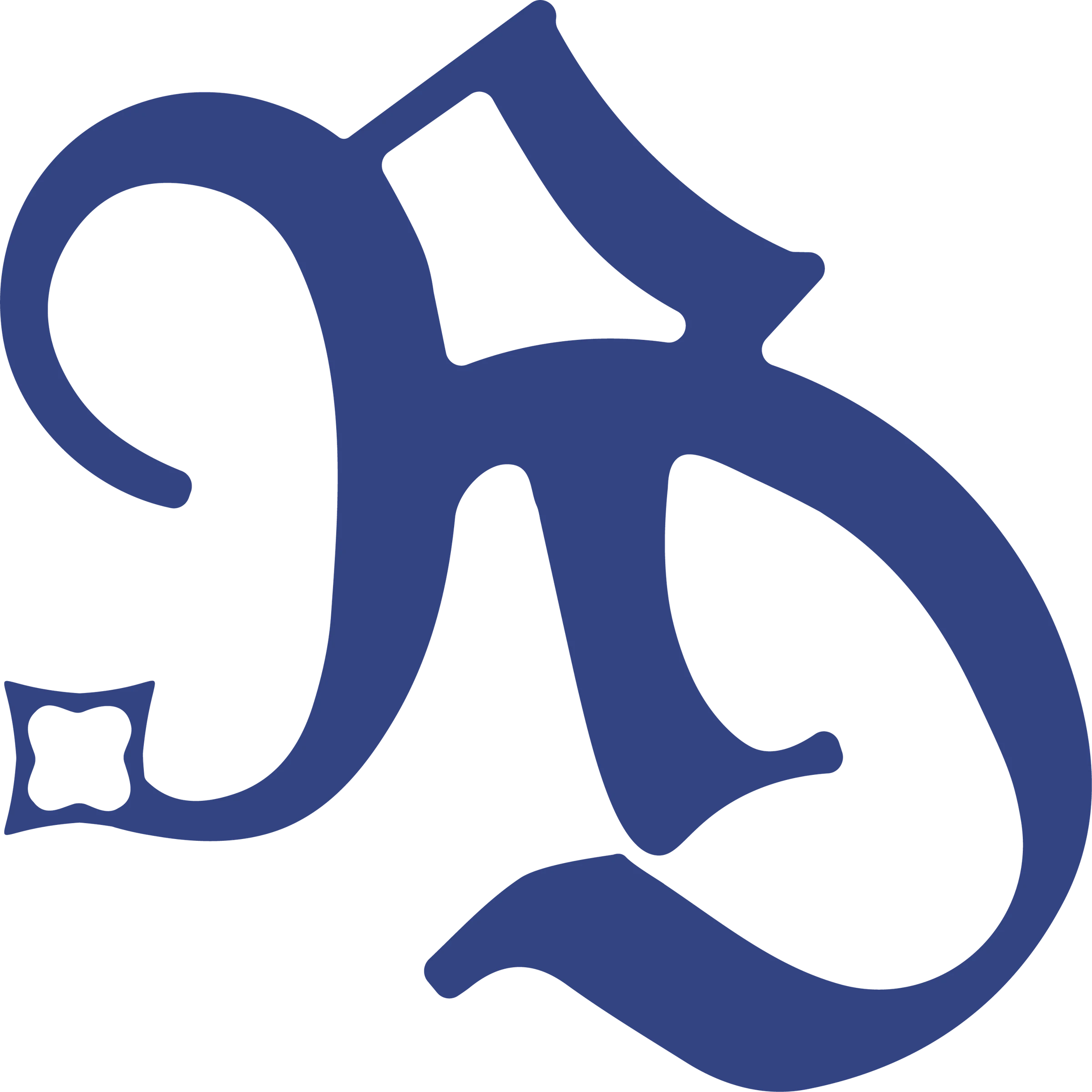 Rabadori blue monogram
