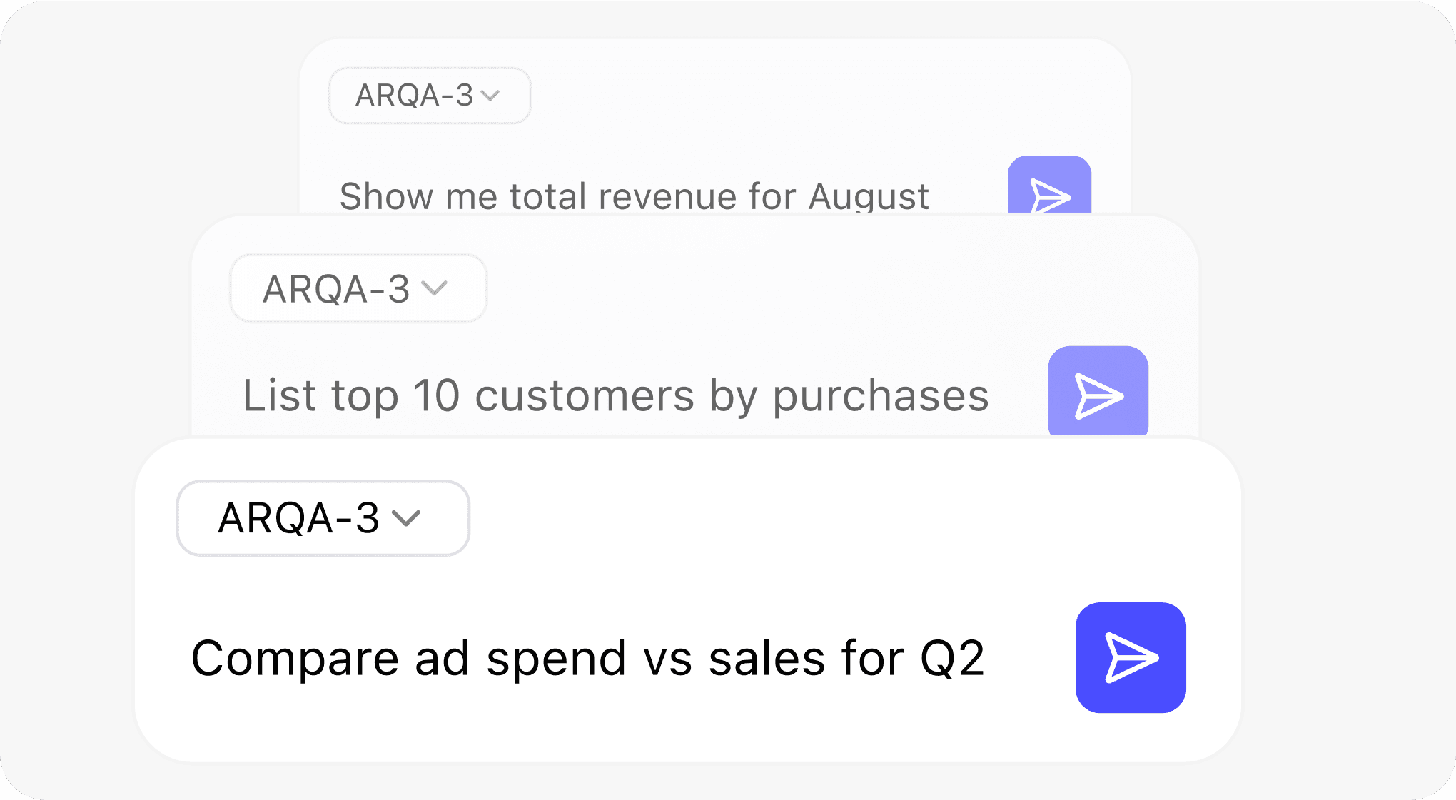 AI suggesting actions like "Optimize onboarding flow" and "Raise pricing tier" based on user data.