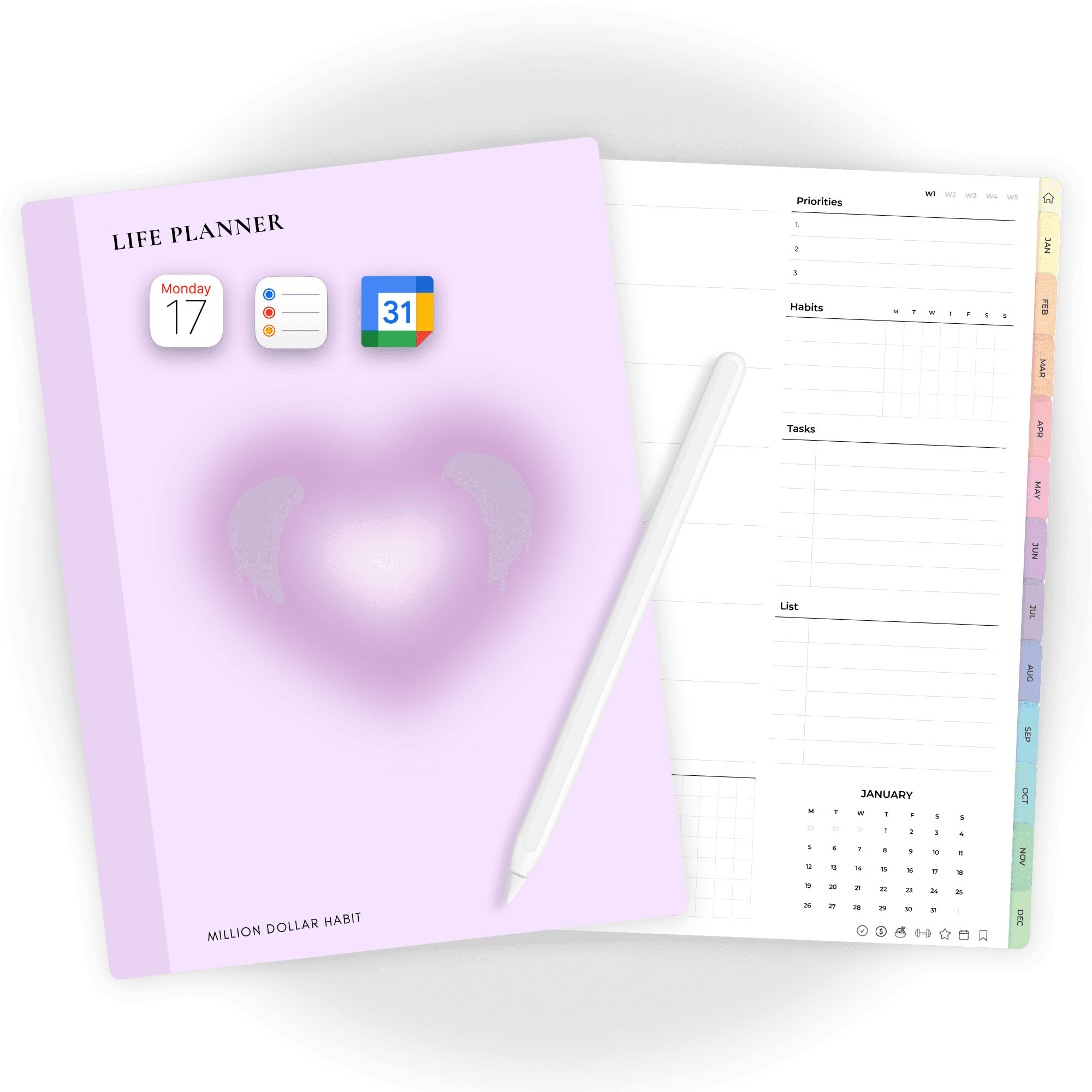 Digital Bullet Journal on iPad