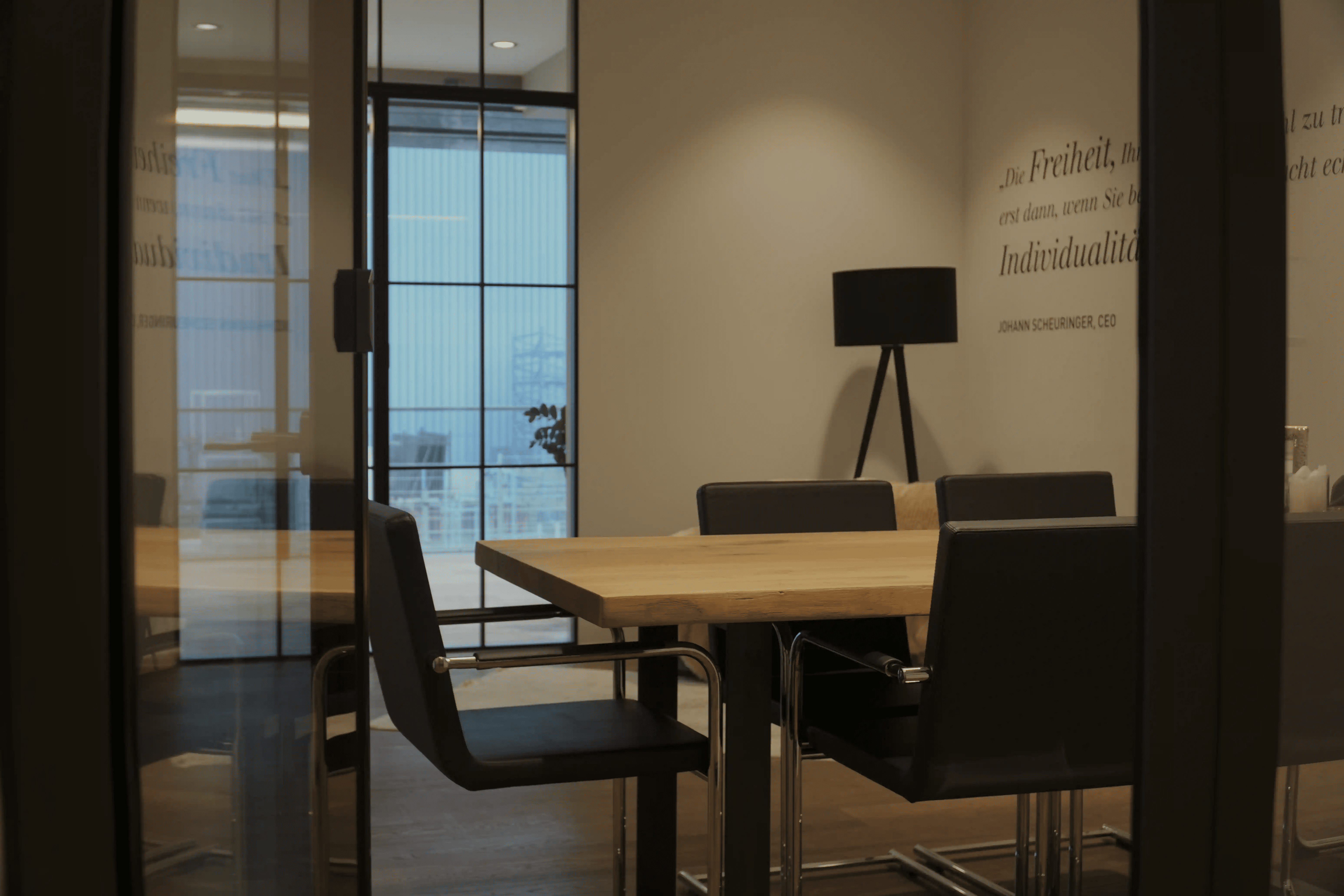 Ruhiger Beratungsraum