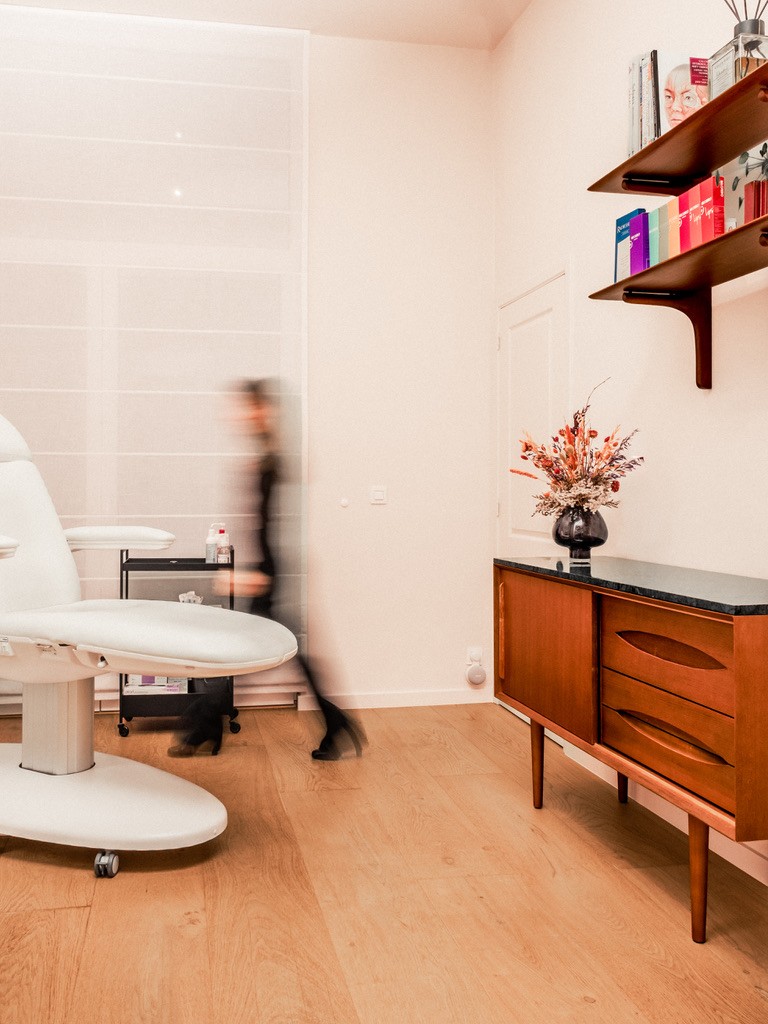Interior view of Dr. Louise Cuveele's boutique home practice.