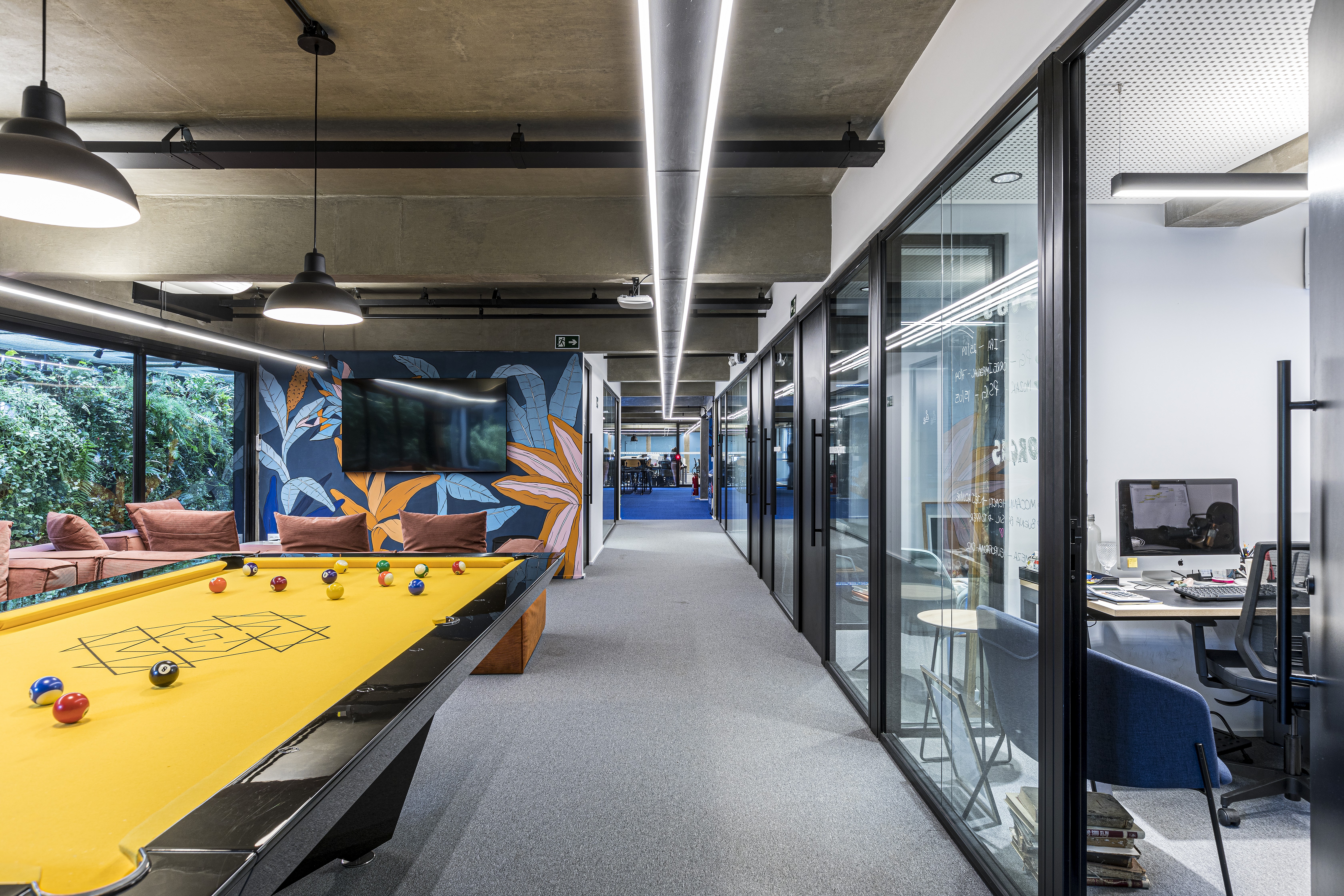 Athlete winning a race