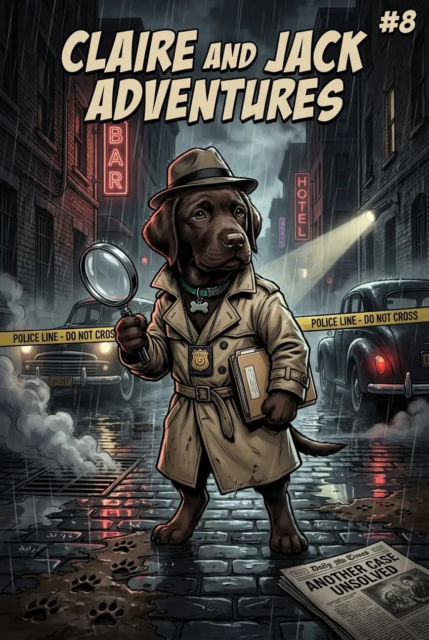 a dog trasformed in a hero