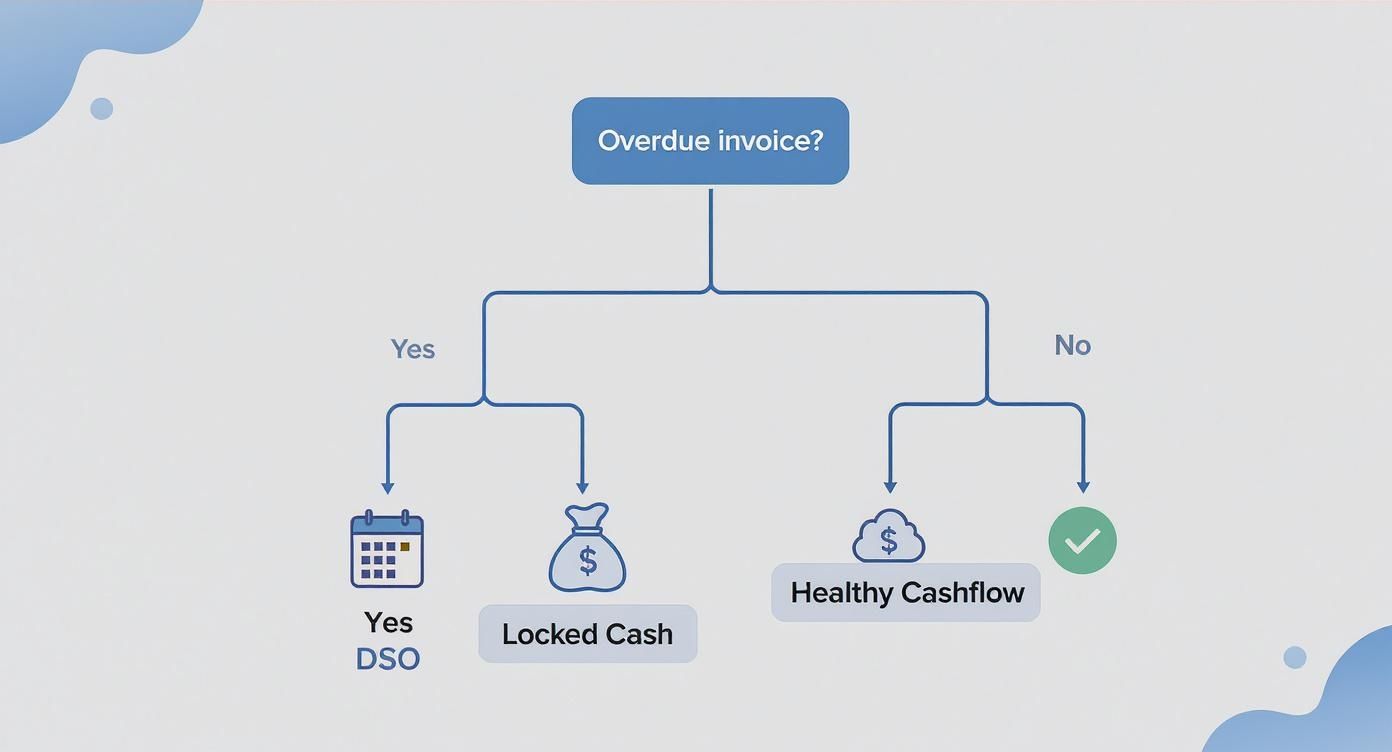 Infographic about what is a dunning letter
