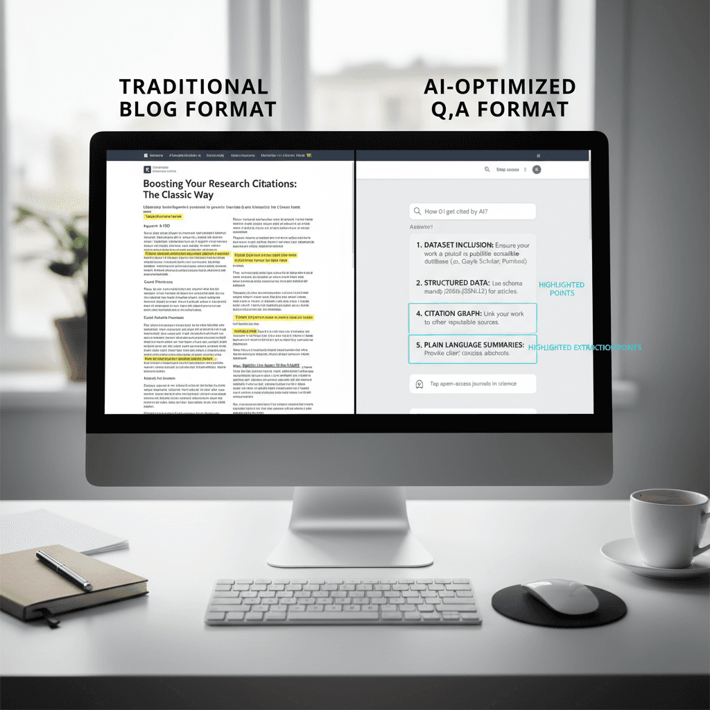 AI-friendly content formats for how to get cited by AI systems