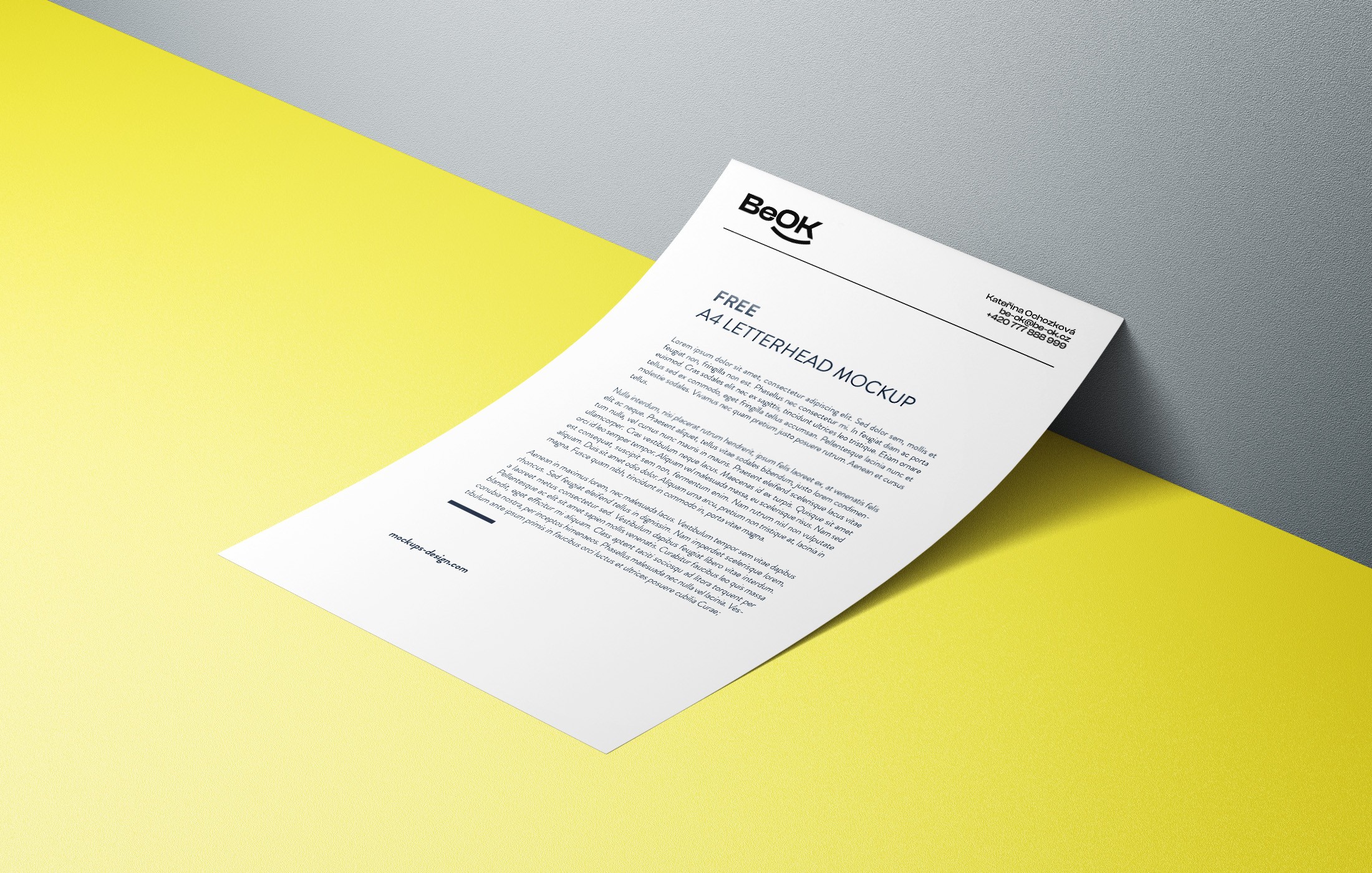 Kompletní branding Be OK – vizuál 4