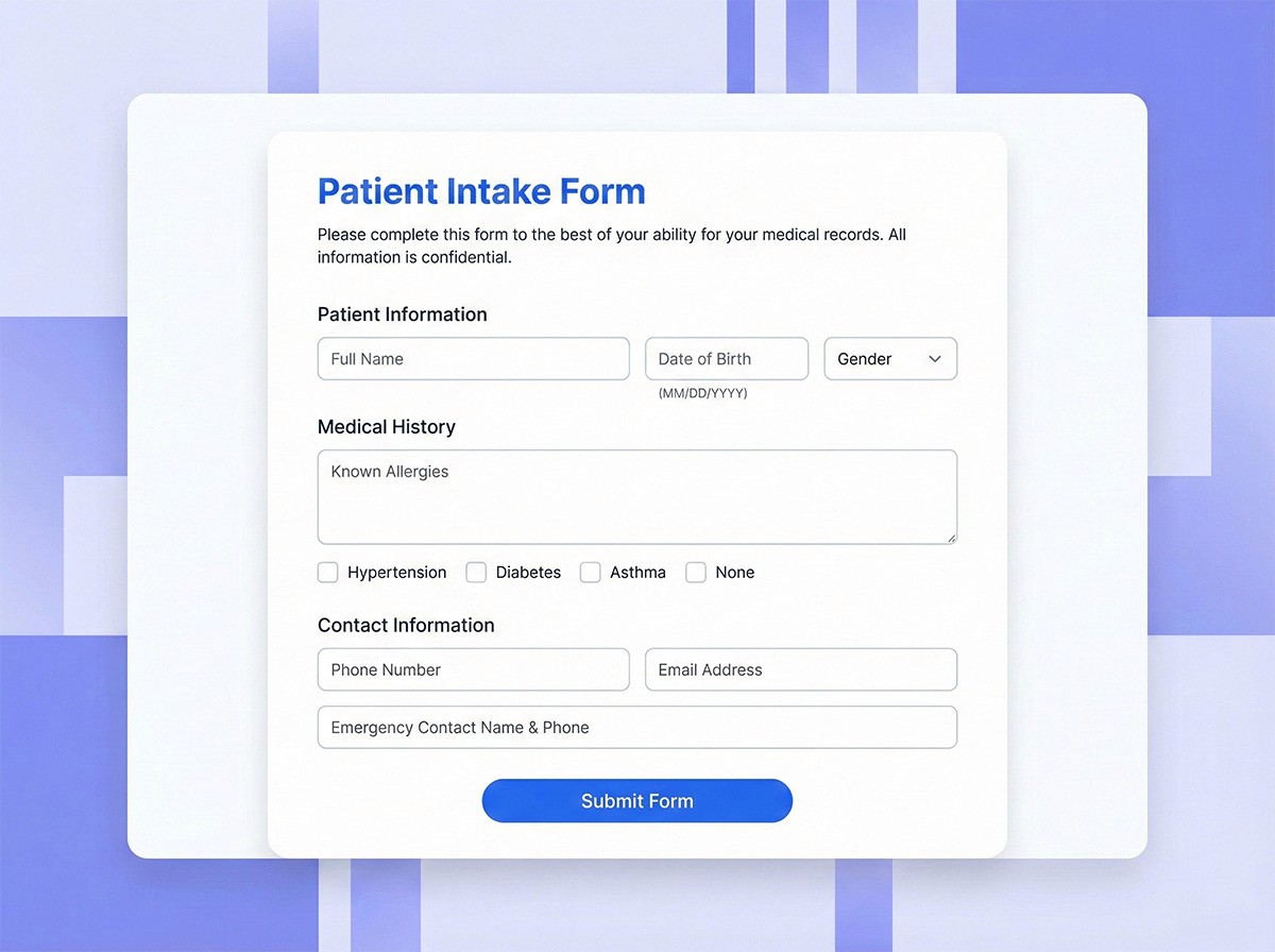 Patient Intake Form