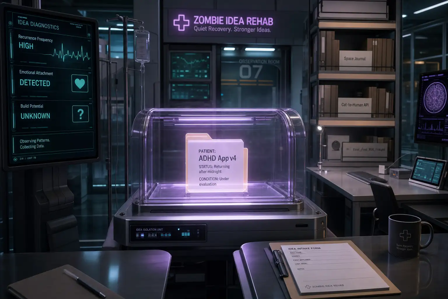 Emergency care for ideas that refuse to stay buried.