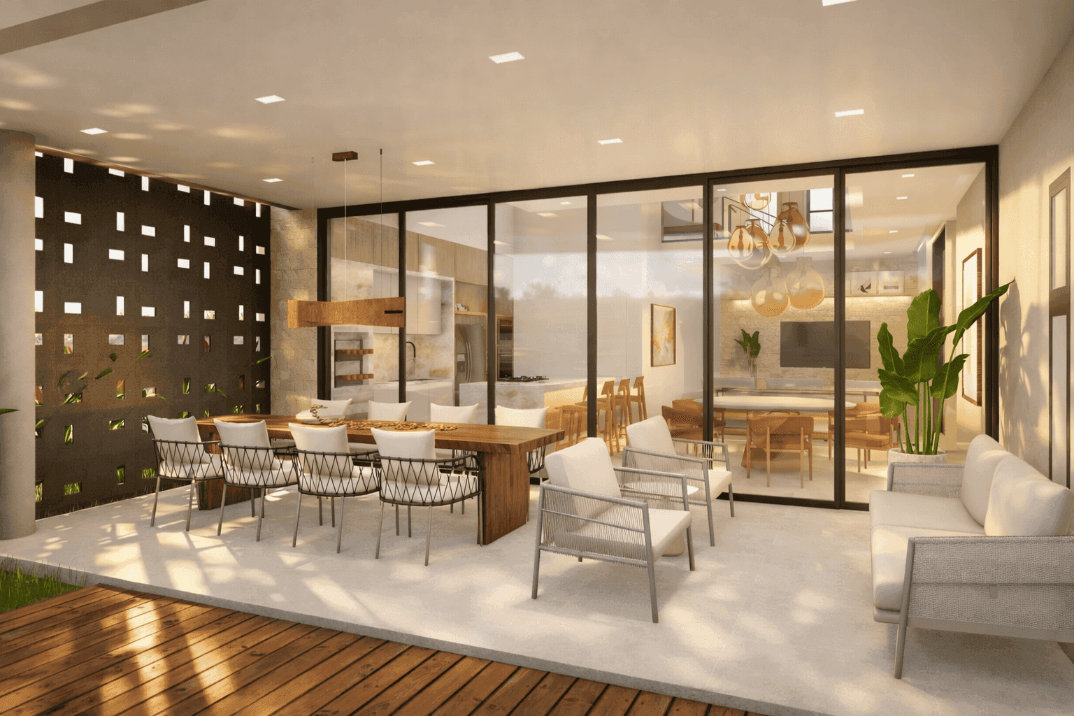 Projeto de interiores assinado pela Meraki Arquitetura, com ambientes personalizados que unem conforto, beleza e identidade do cliente Sete Lagoas Projeto residencial