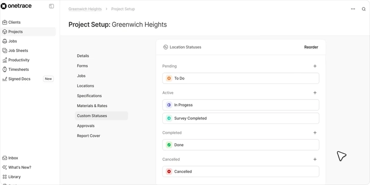 project-setup-onetrace
