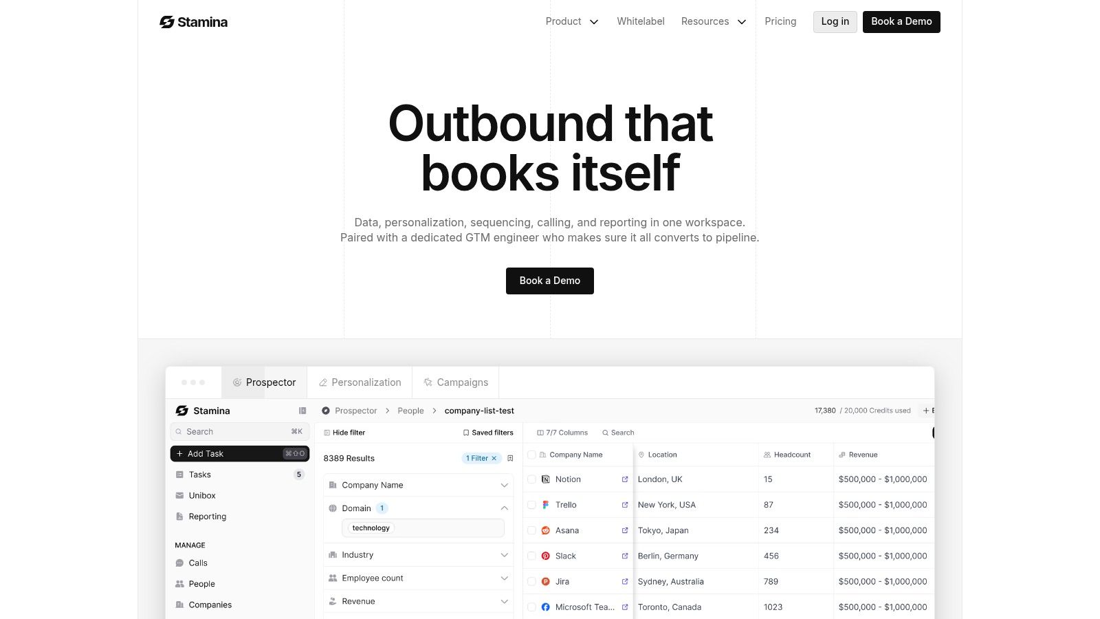 Screenshot from https://stamina.io/