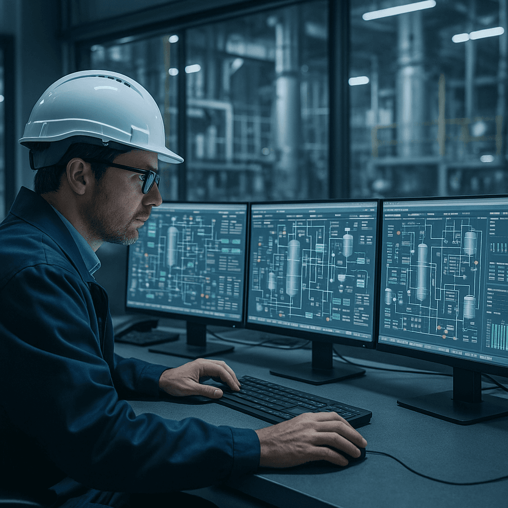 worker on laboratorium