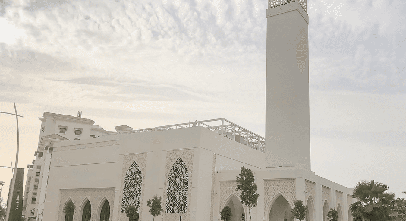 A mosque on Yas Island