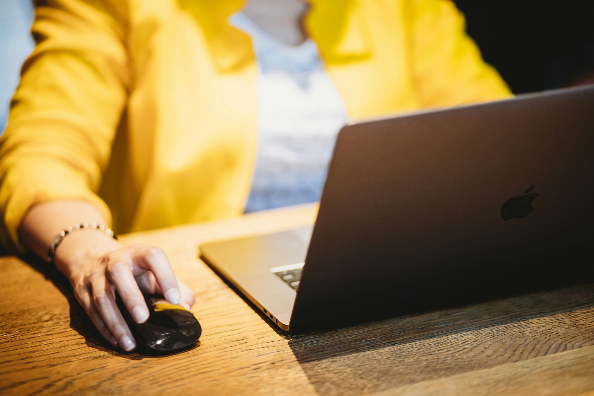 person working on a laptop