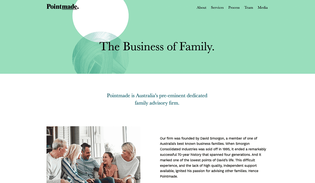 Pointmade Wordpress website development