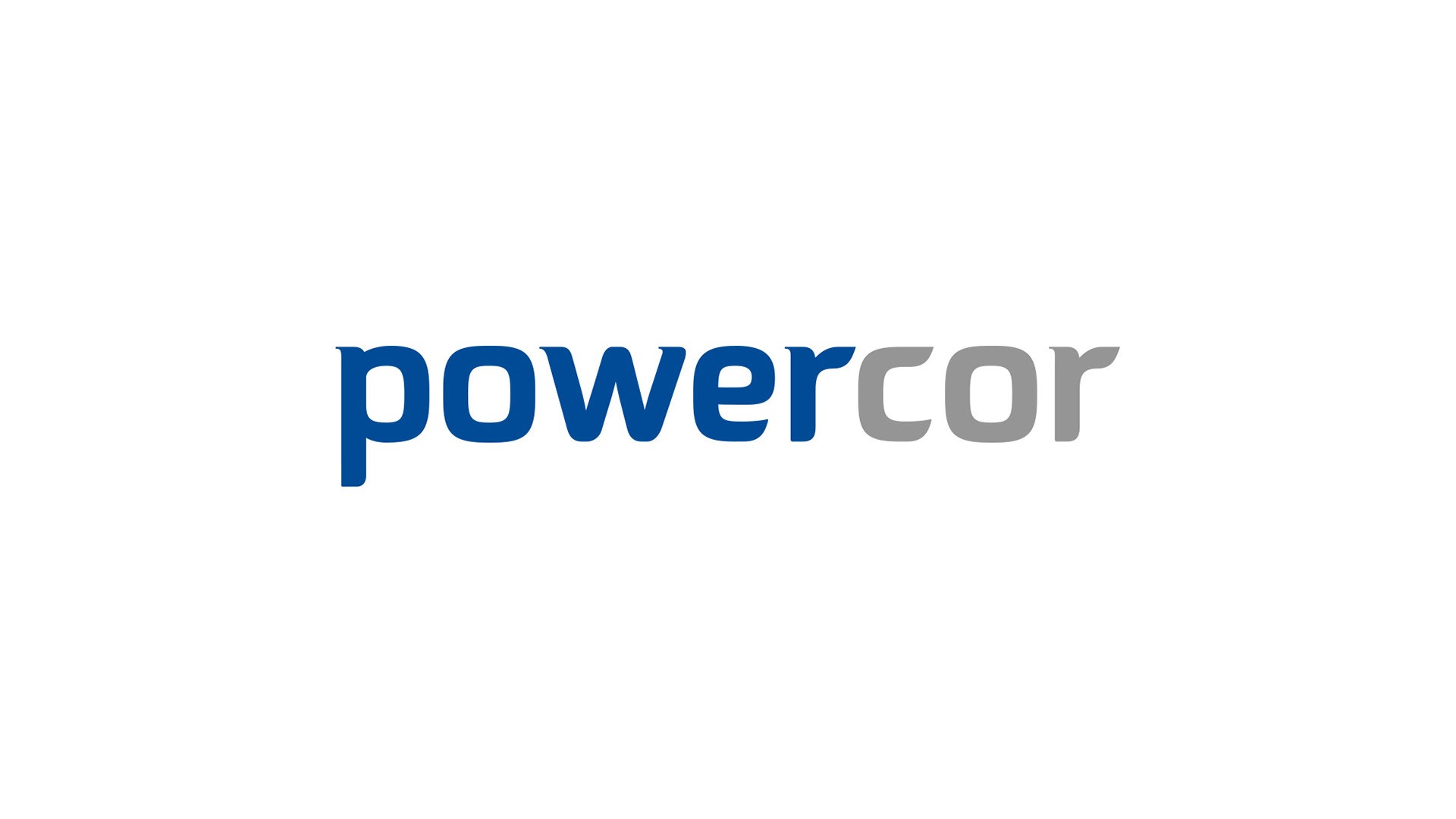 Powercor logo design on white