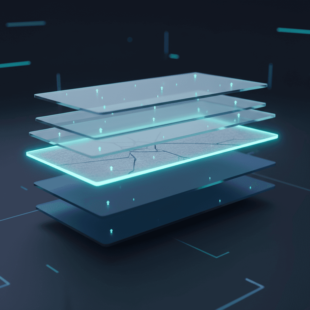 Frosted glass panel representing the filtered toxic hour in trading