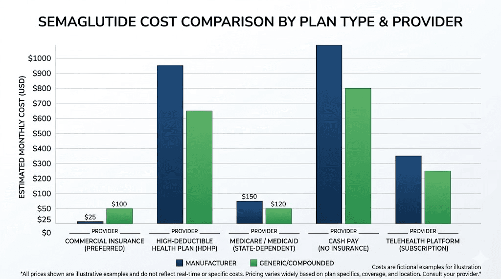 Lavender Sky semaglutide pricing comparison with other telehealth providers