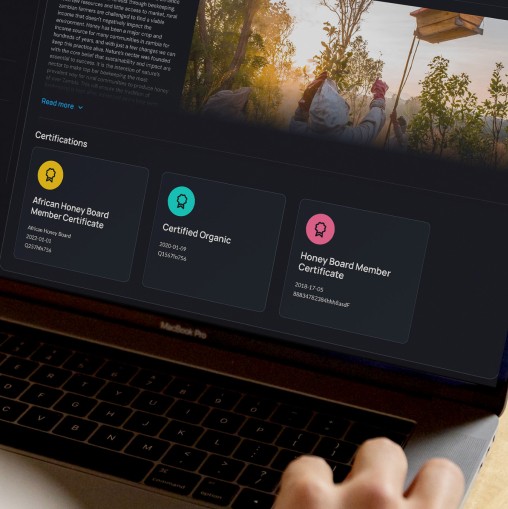 mature couple using tab and documenting