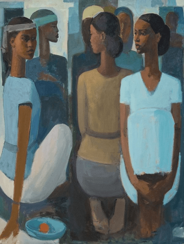 Neighbours II, 2024, Image Courtesy of Tadesse Mesfin and Addis Fine Art