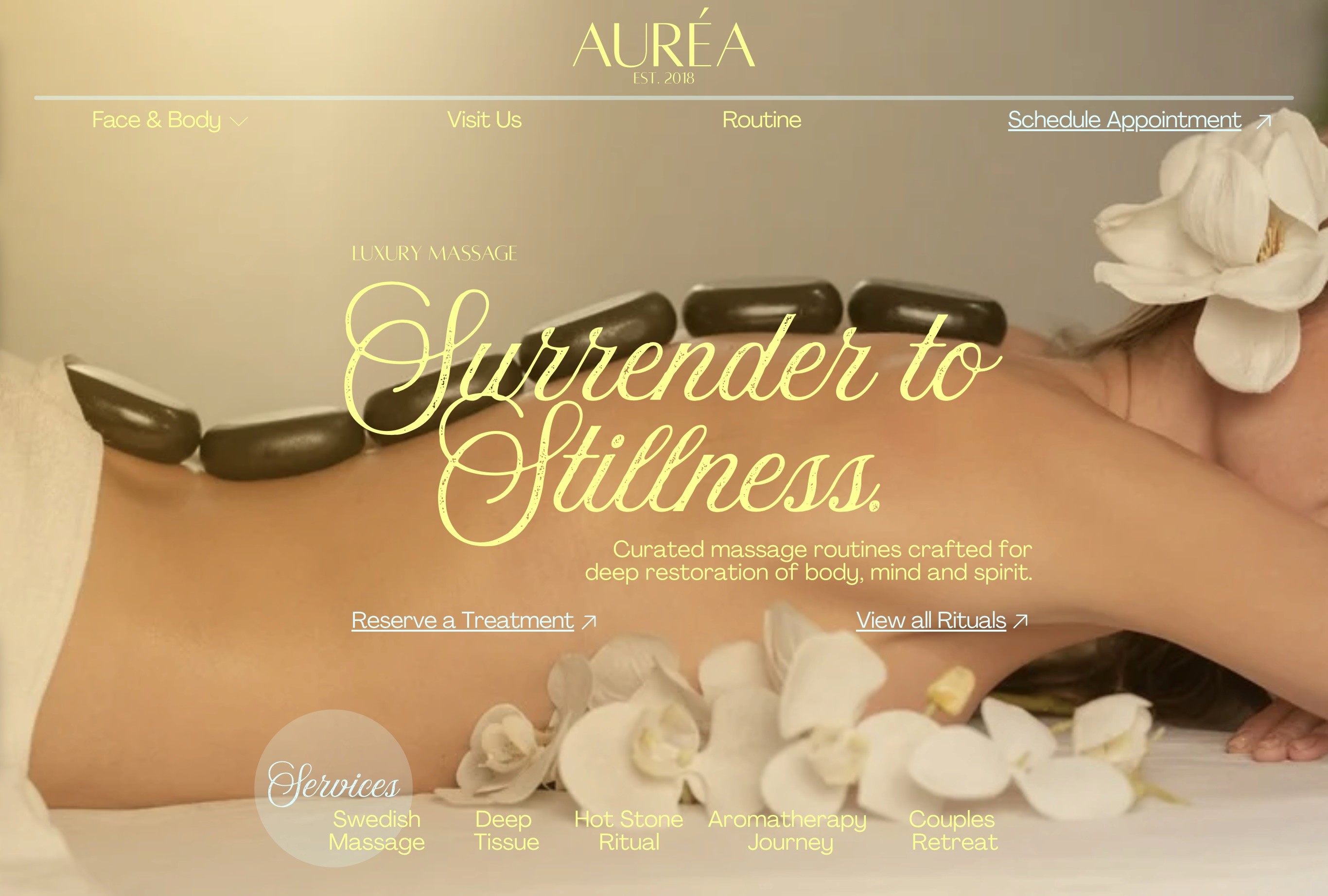 Massage Studio Website Design