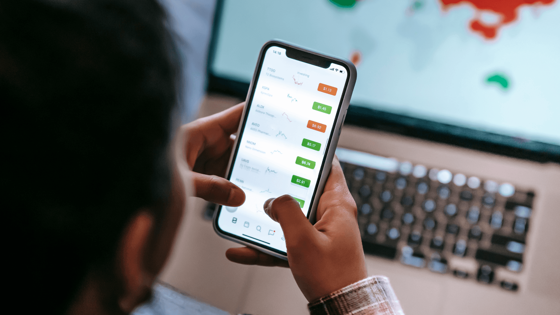 Tracking stock portfolios via mobile app - BullX Alternative