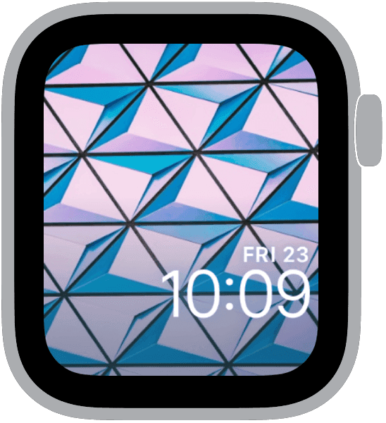 an apple watch face from the lines collection