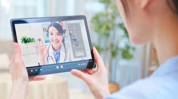 Doctor on Telehealth Call